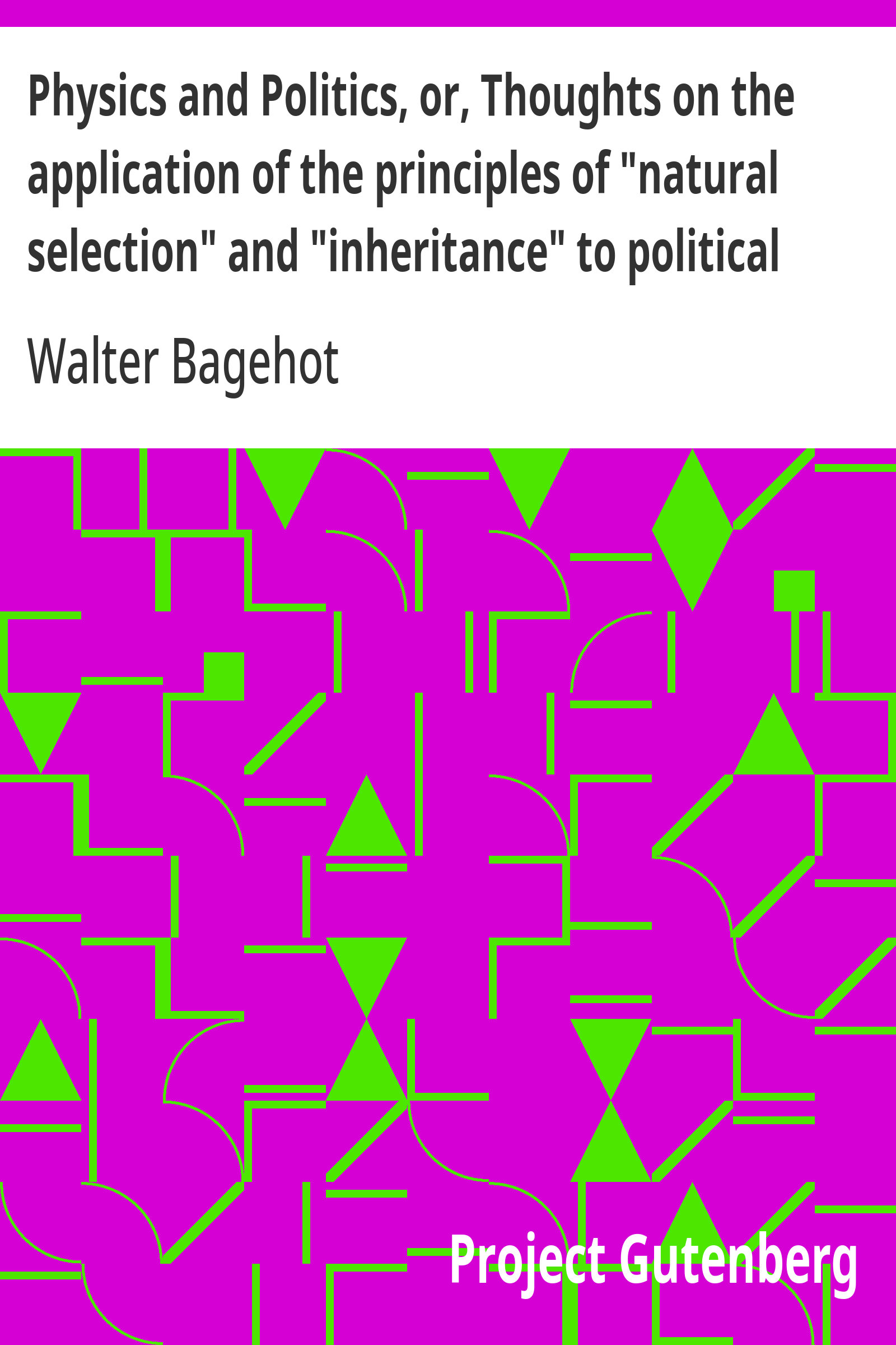 جلد کتاب Physics and Politics