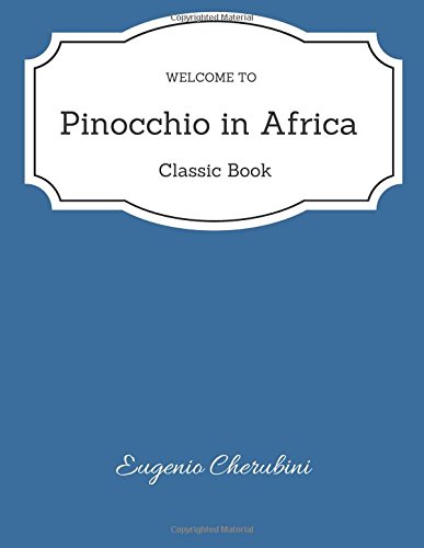 جلد کتاب Pinocchio in Africa