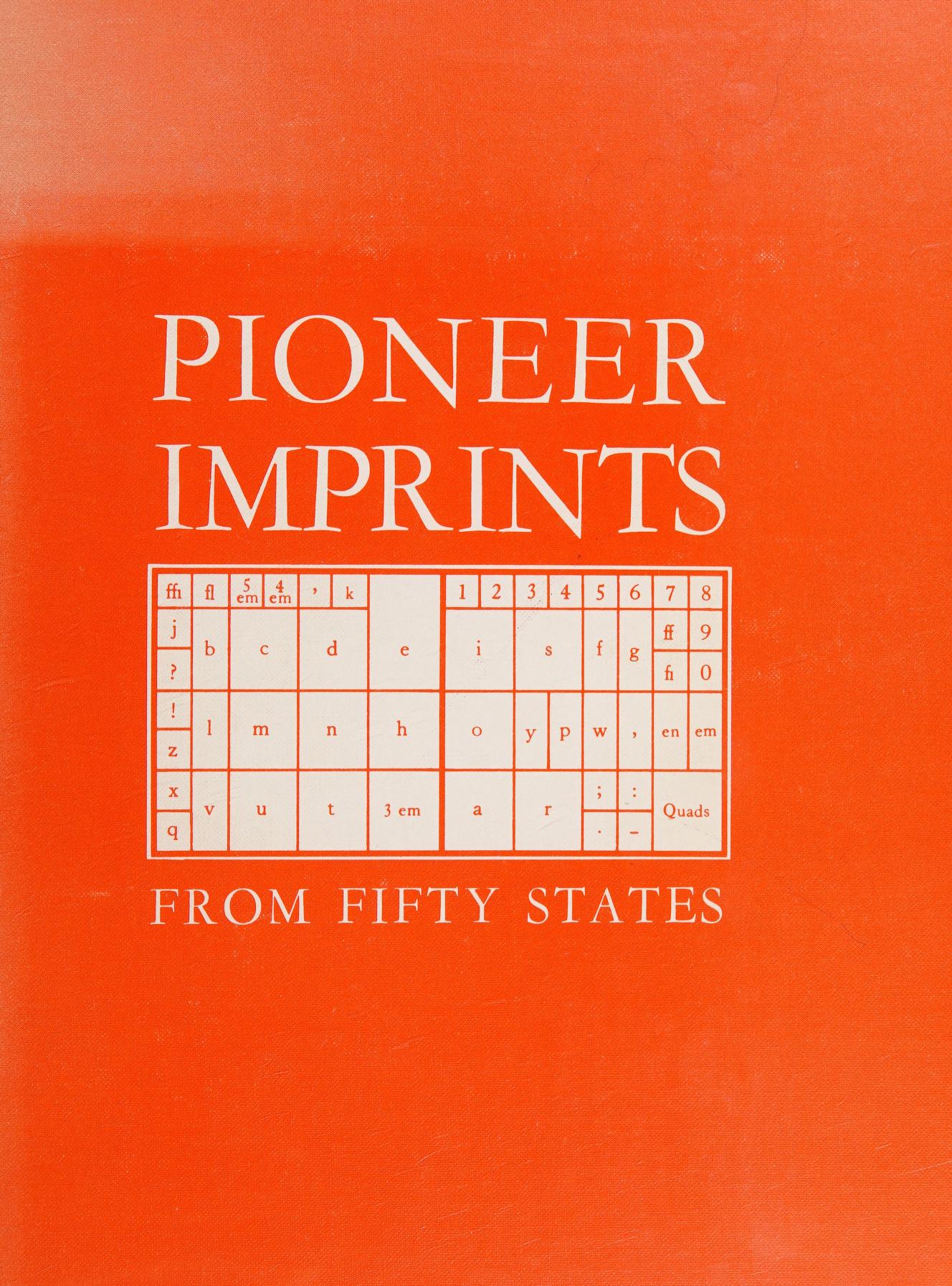 جلد کتاب Pioneer Imprints from Fifty States