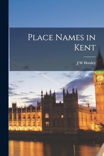 جلد کتاب Place Names in Kent