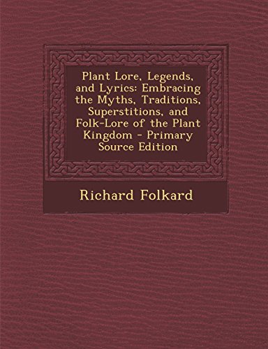 جلد کتاب Plant Lore, Legends, and Lyrics