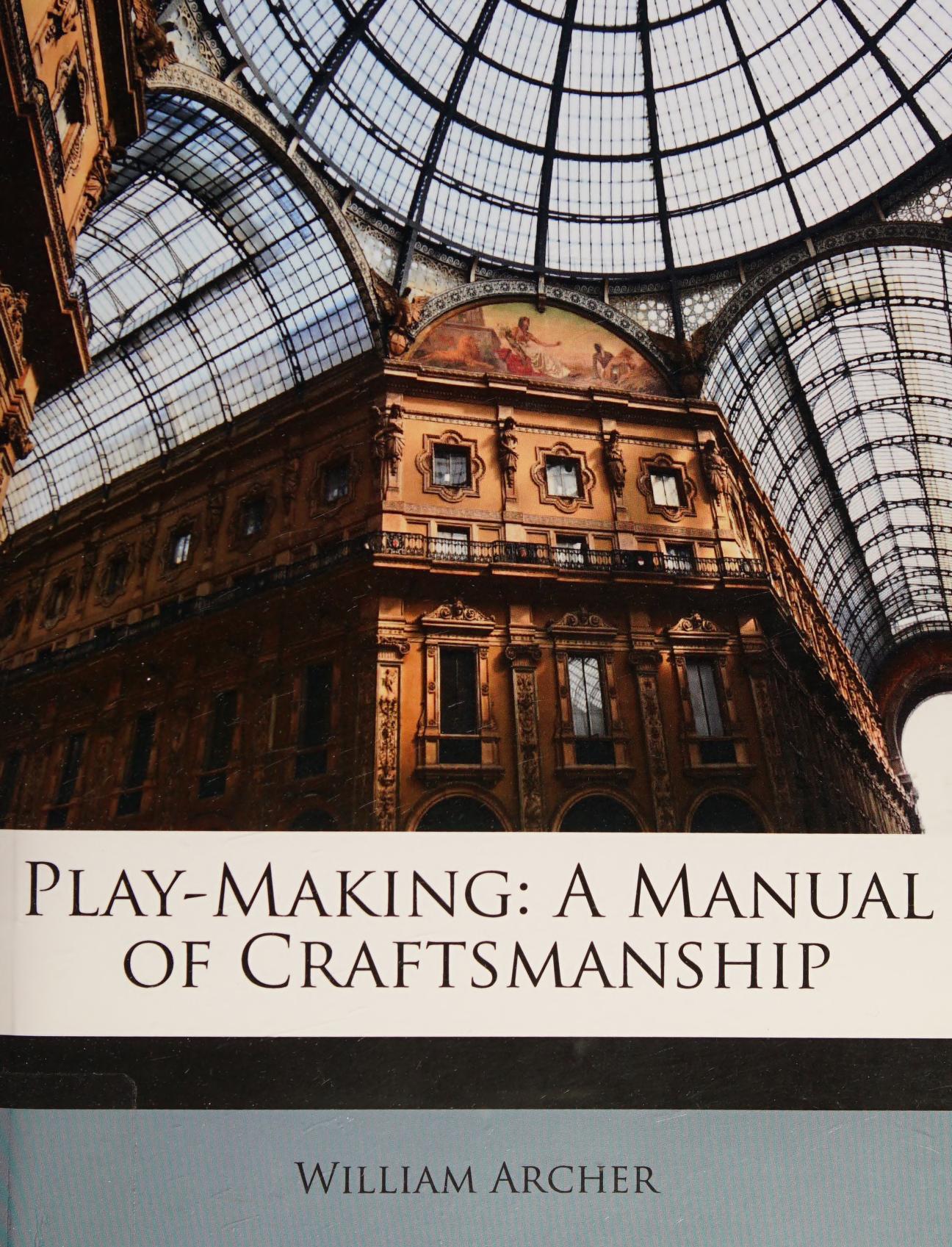 جلد کتاب Play-Making: A Manual of Craftsmanship