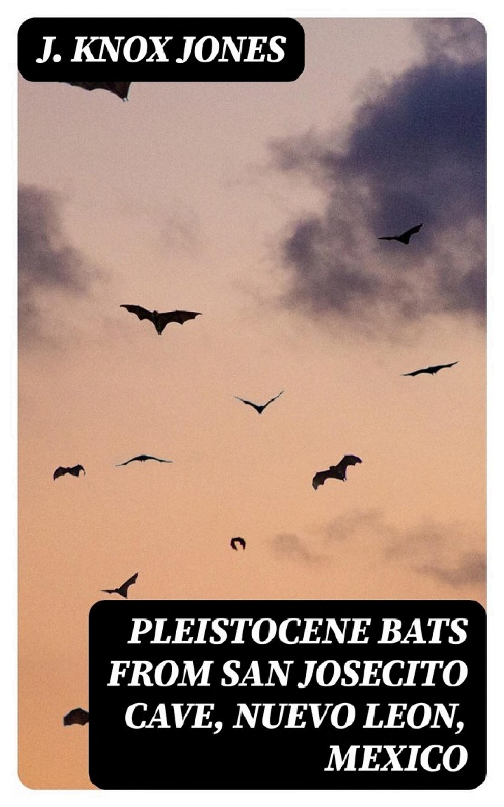جلد کتاب Pleistocene Bats from San Josecito Cave, Nuevo León, México