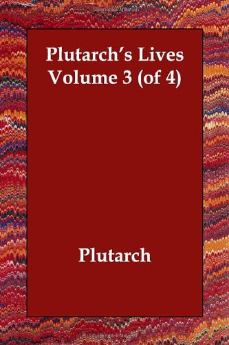 جلد کتاب Plutarch's Lives, Volume 3 (of 4)
