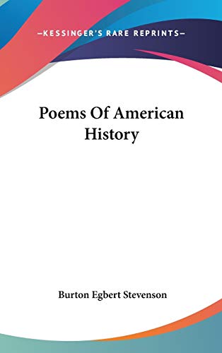 جلد کتاب Poems of American History