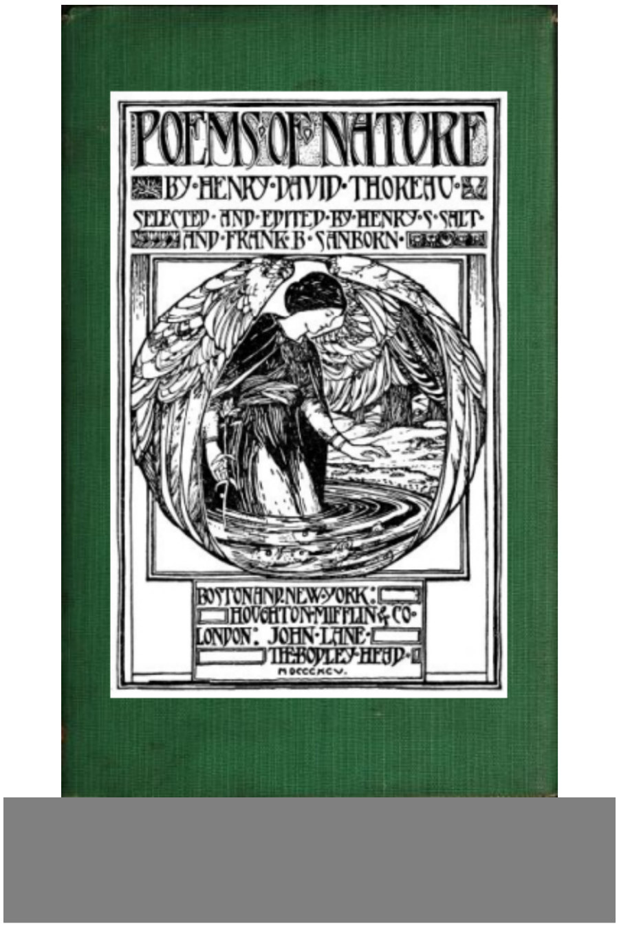جلد کتاب Poems of Nature