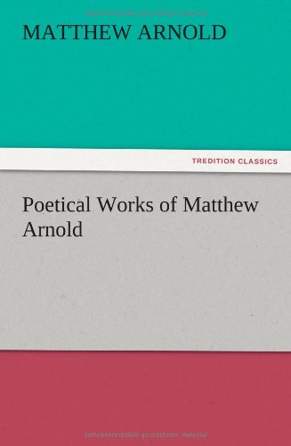 جلد کتاب Poetical Works of Matthew Arnold