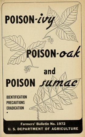جلد کتاب Poison-ivy, Poison-oak and Poison Sumac