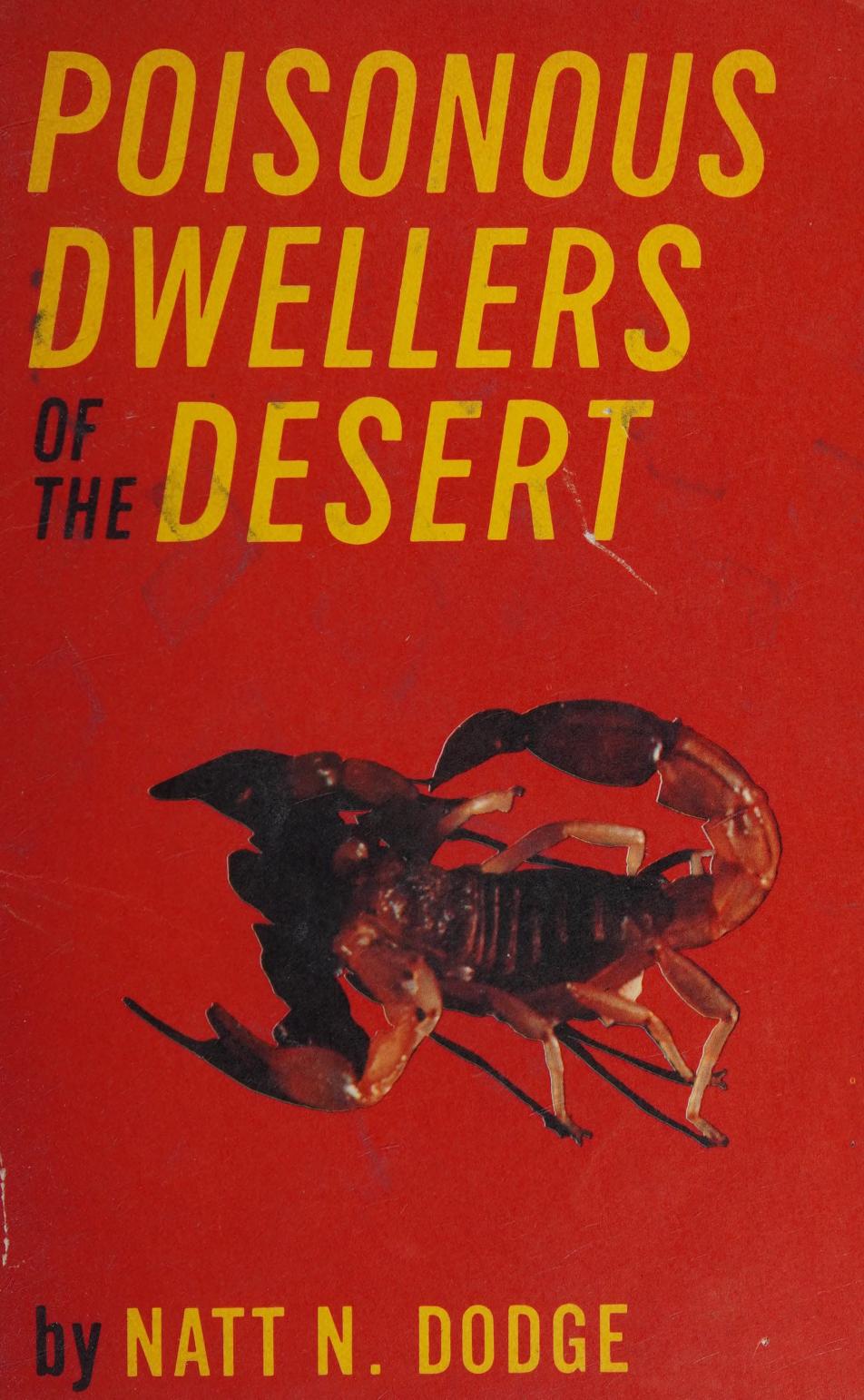 جلد کتاب Poisonous Dwellers of the Desert