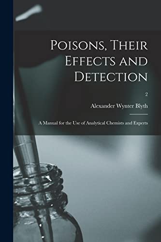 جلد کتاب Poisons, Their Effects and Detection
