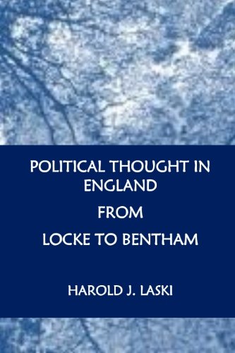 جلد کتاب Political Thought in England from Locke to Bentham
