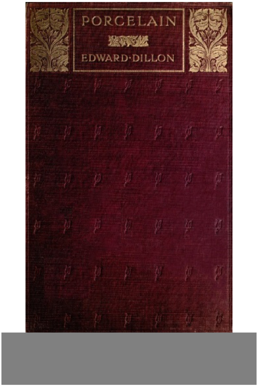 جلد کتاب Porcelain