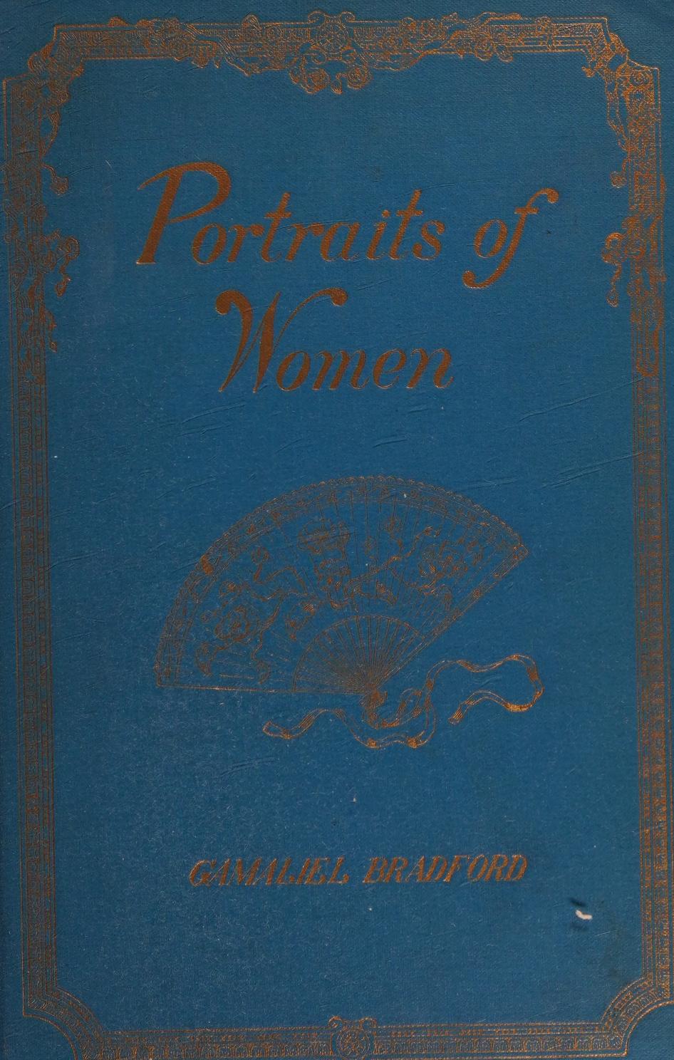جلد کتاب Portraits of Women