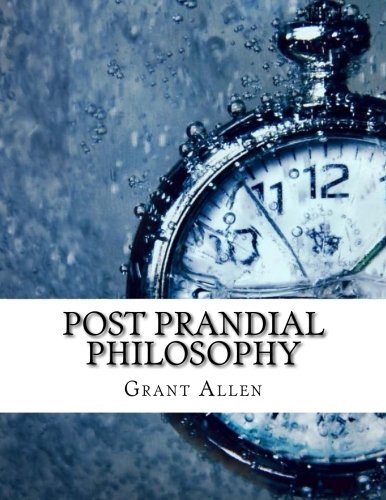 جلد کتاب Post-Prandial Philosophy