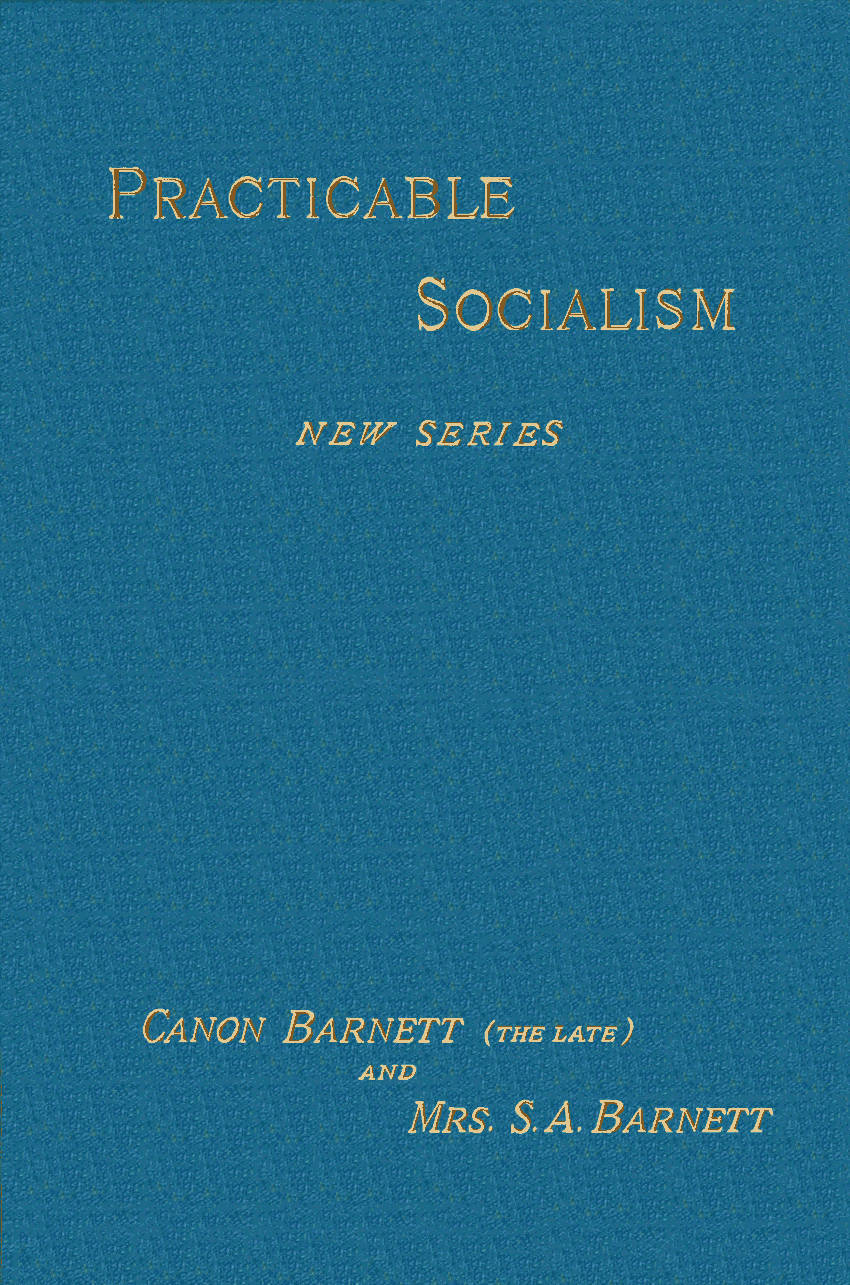 جلد کتاب Practicable Socialism, New Series