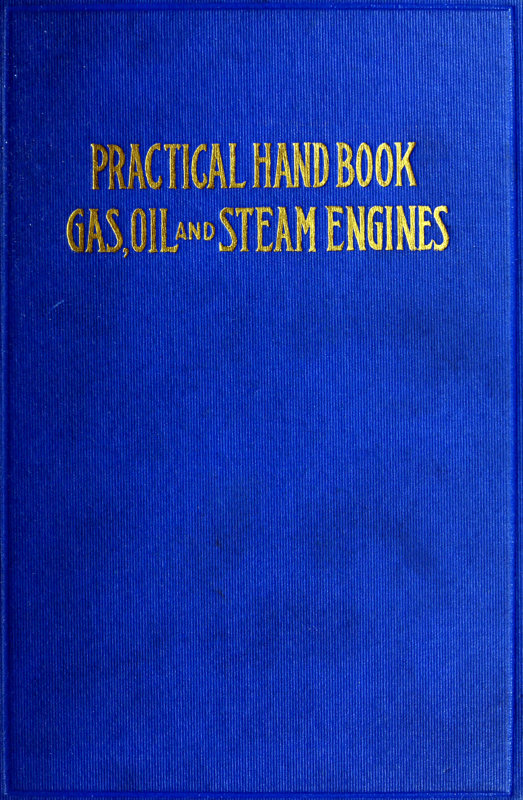 جلد کتاب Practical Hand Book of Gas, Oil and Steam Engines