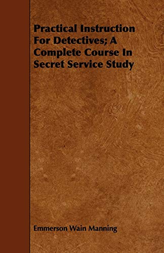 جلد کتاب Practical Instruction for Detectives