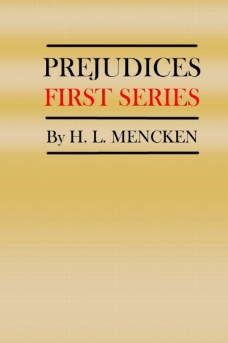 جلد کتاب Prejudices, First Series