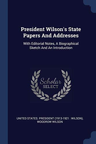 جلد کتاب President Wilson's Addresses