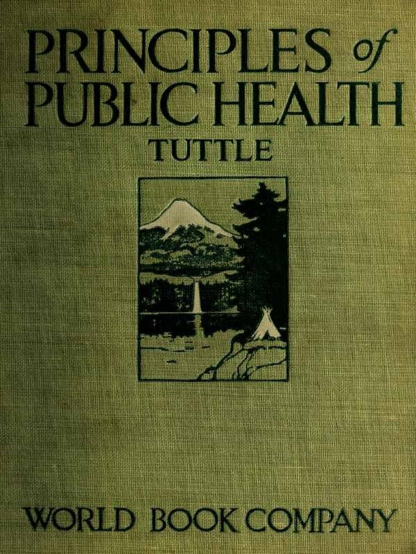 جلد کتاب Principles of Public Health