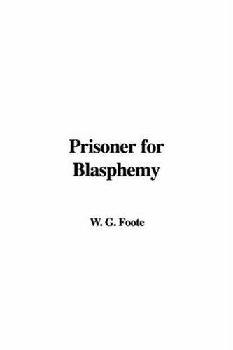 جلد کتاب Prisoner for Blasphemy