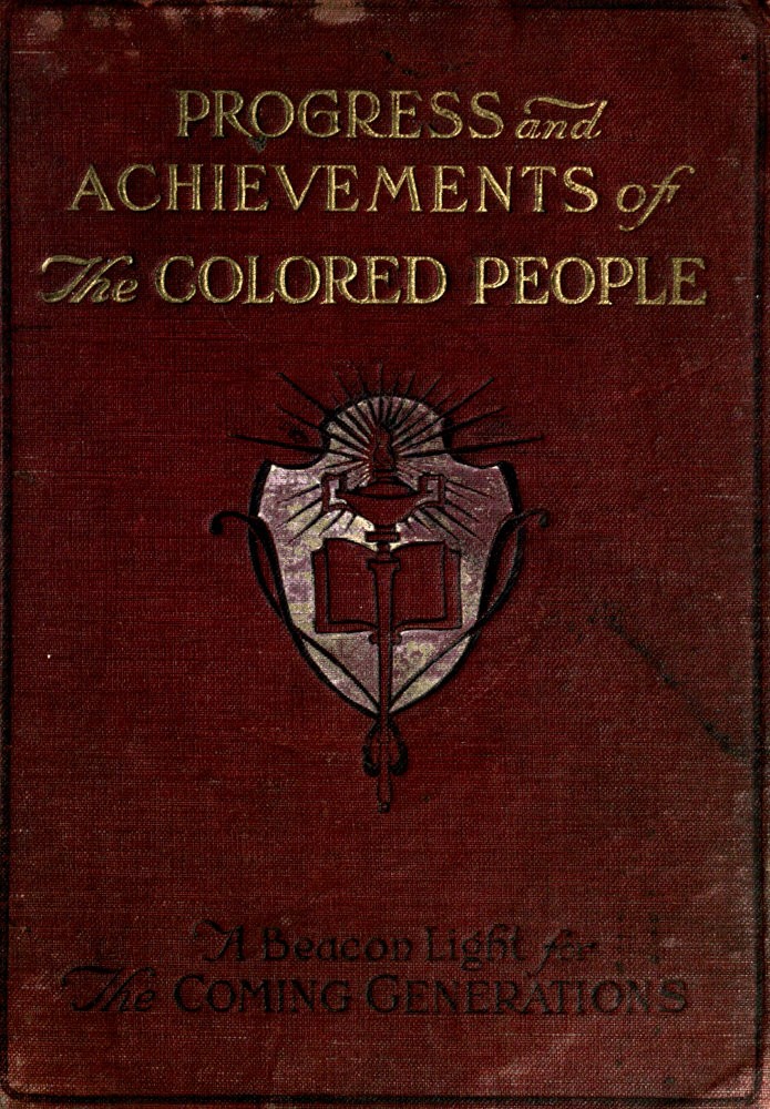 جلد کتاب Progress and Achievements of the Colored People