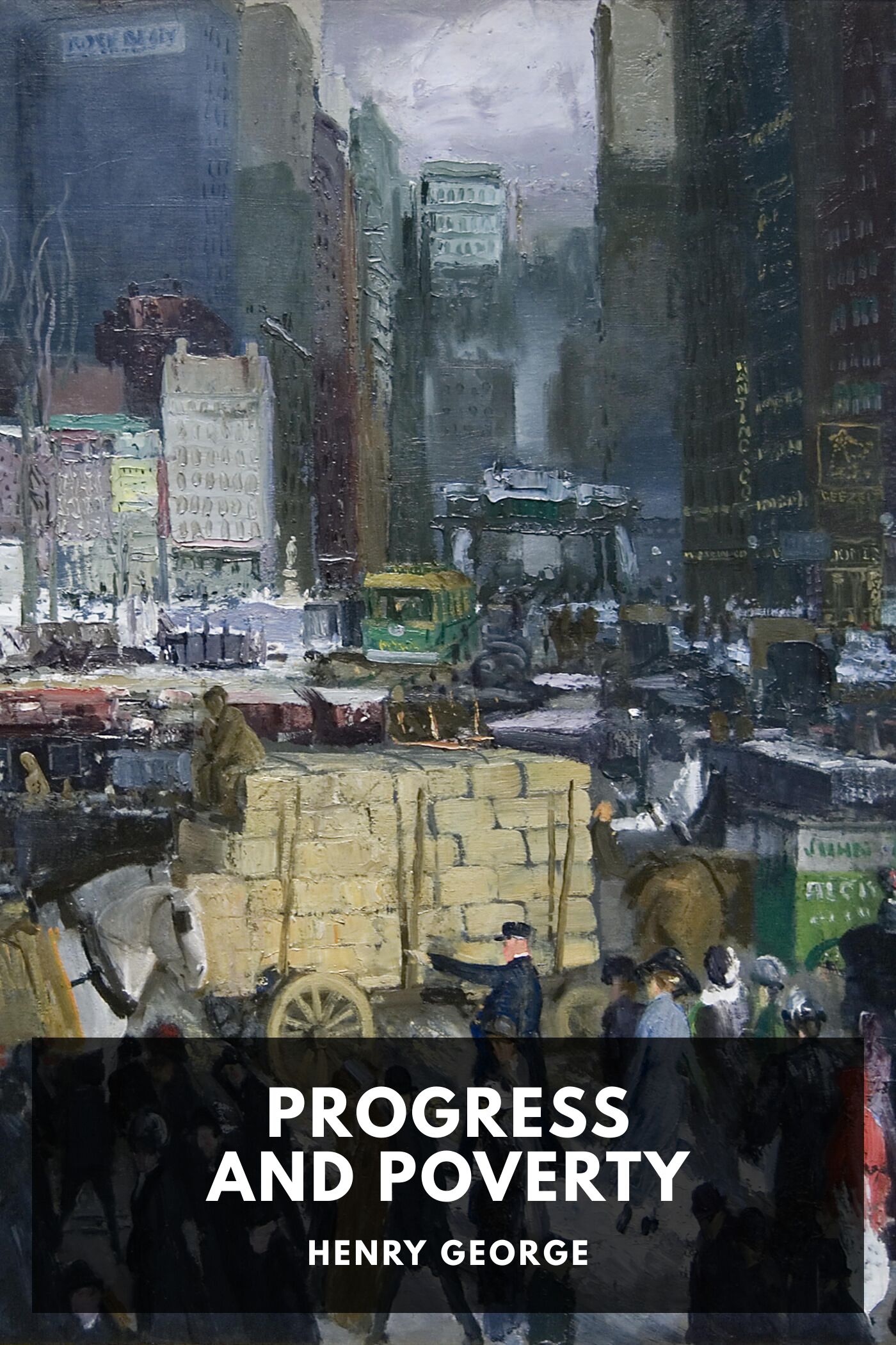 جلد کتاب Progress and Poverty