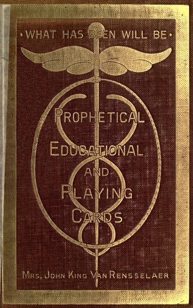 جلد کتاب Prophetical, Educational and Playing Cards
