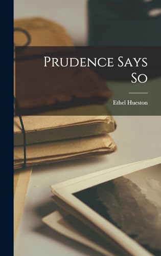 جلد کتاب Prudence Says So