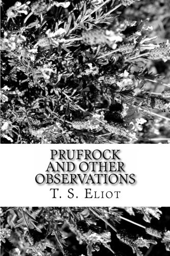 جلد کتاب Prufrock and Other Observations