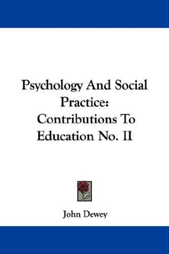 جلد کتاب Psychology and Social Practice