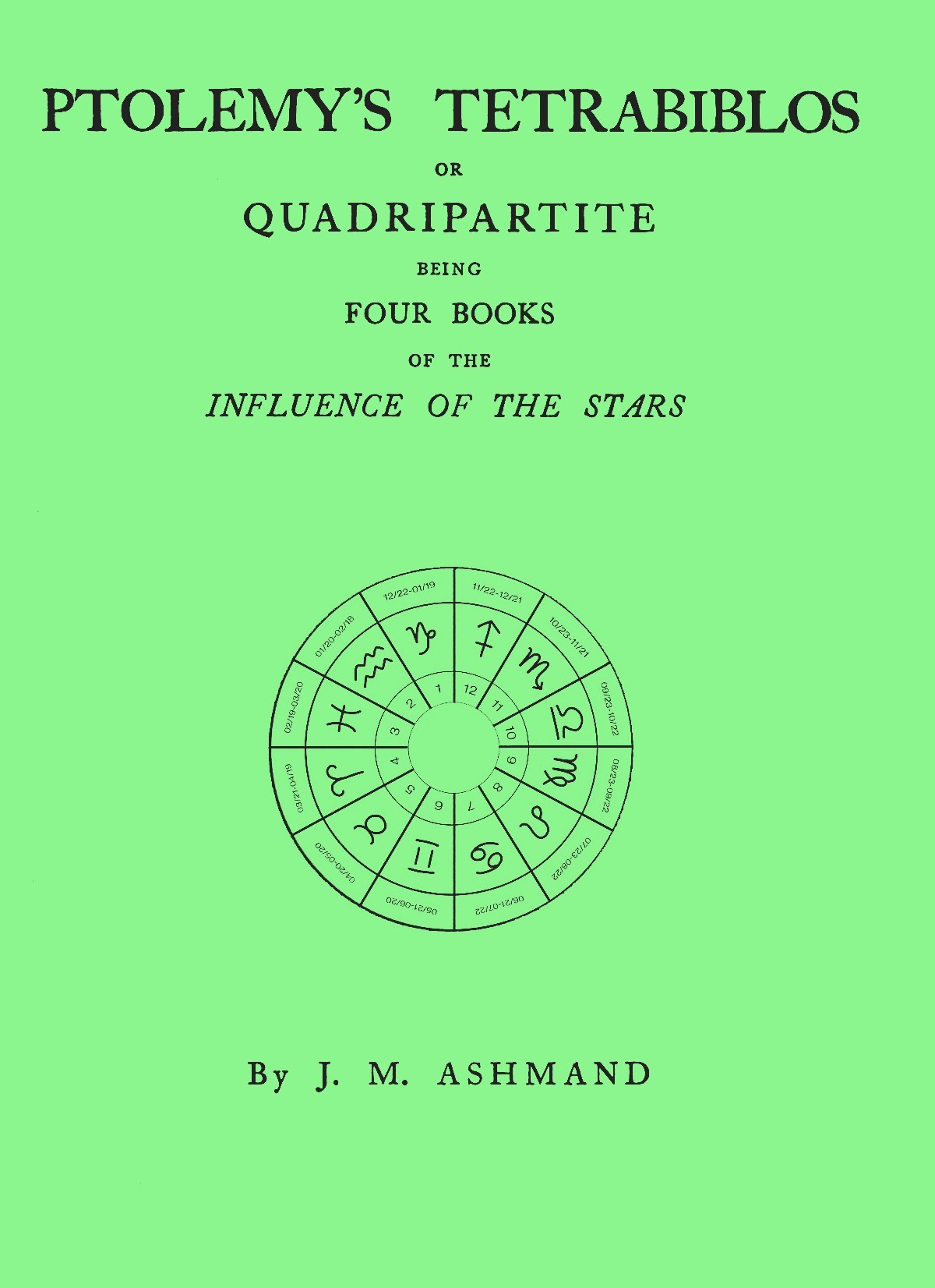 جلد کتاب Ptolemy's Tetrabiblos