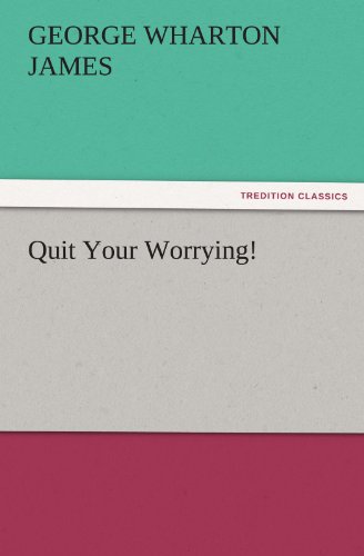 جلد کتاب Quit Your Worrying!