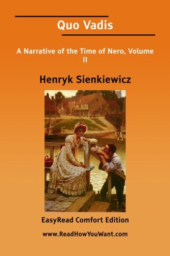 جلد کتاب Quo Vadis: A Narrative of the Time of Nero
