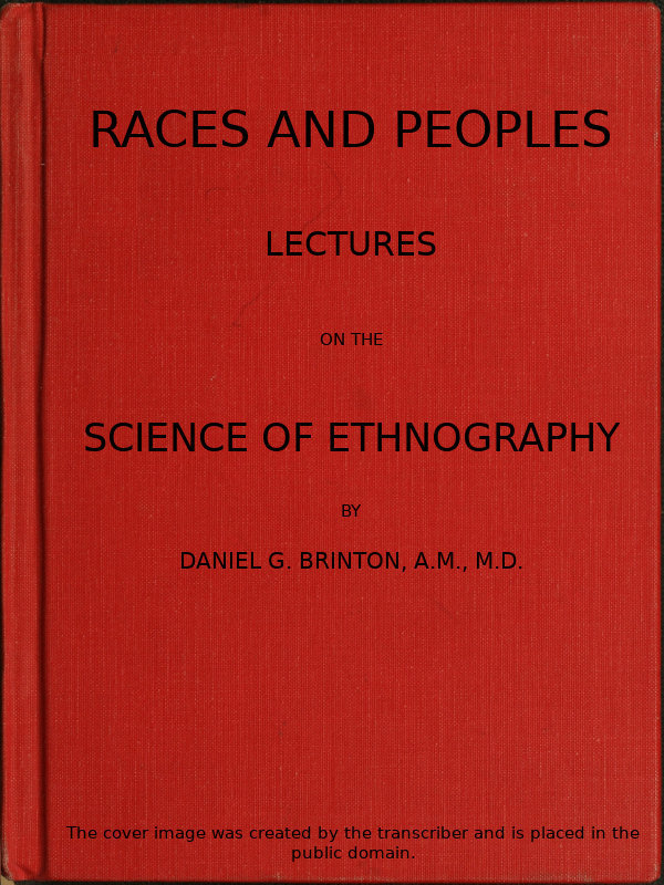 جلد کتاب Races and Peoples: Lectures on the Science of Ethnography