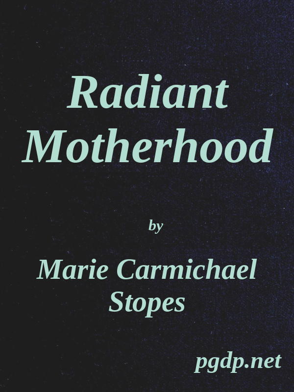 جلد کتاب Radiant Motherhood