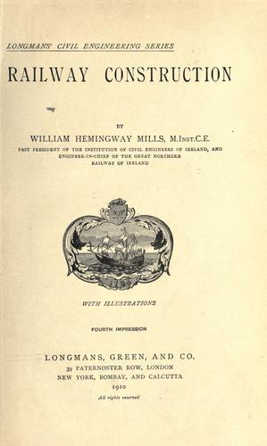 جلد کتاب Railway Construction