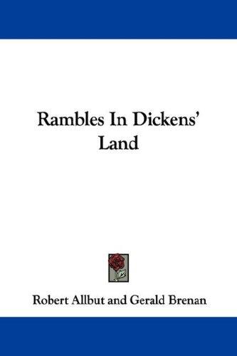 جلد کتاب Rambles in Dickens' Land