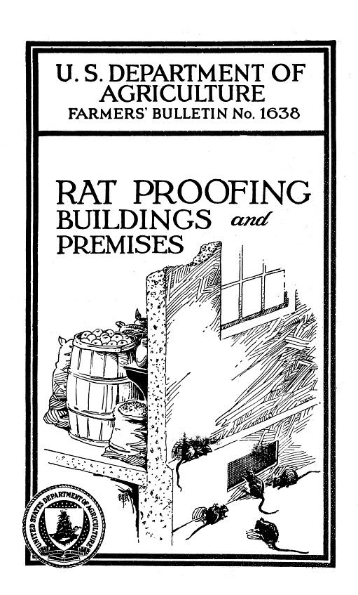 جلد کتاب Rat Proofing Buildings and Premises