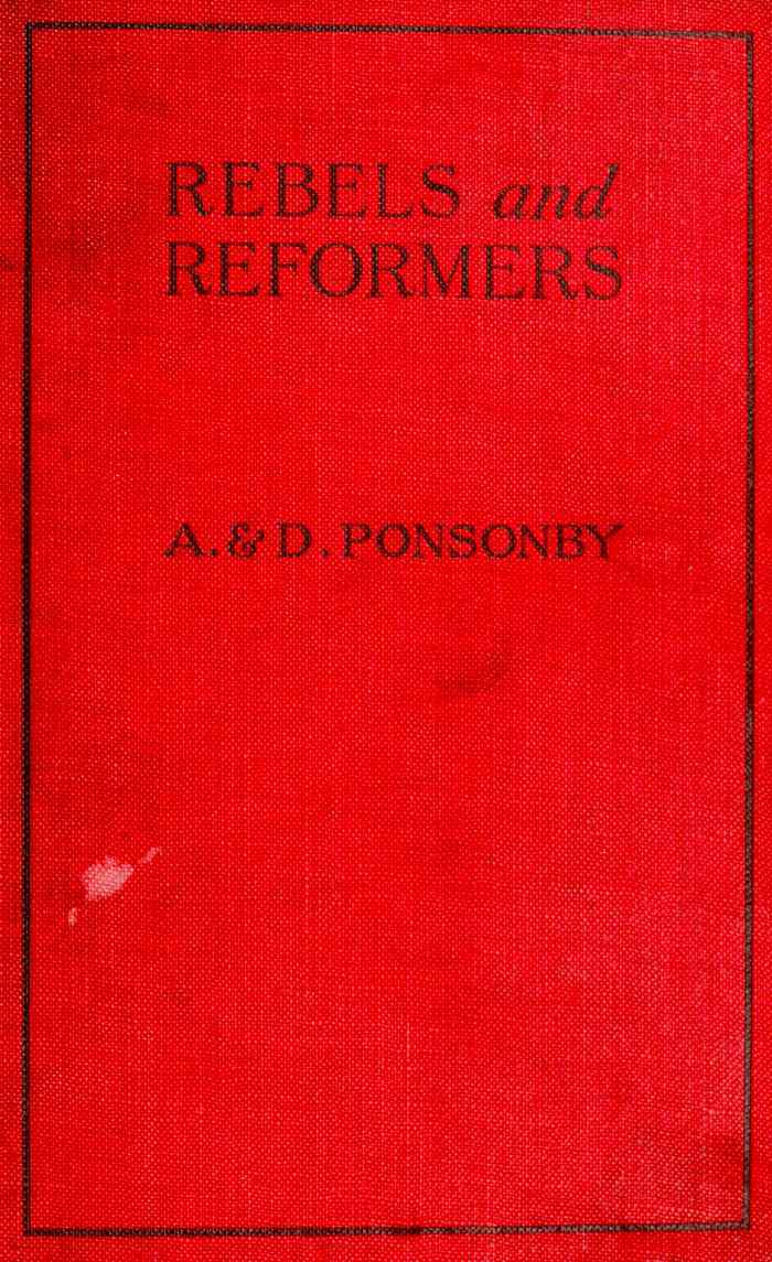 جلد کتاب Rebels and Reformers: Biographies for Young People