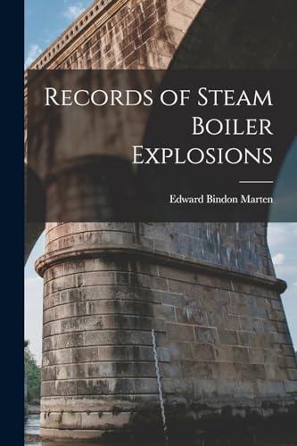 جلد کتاب Records of Steam Boiler Explosions
