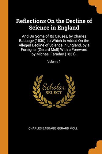 جلد کتاب Reflections on the Decline of Science in England