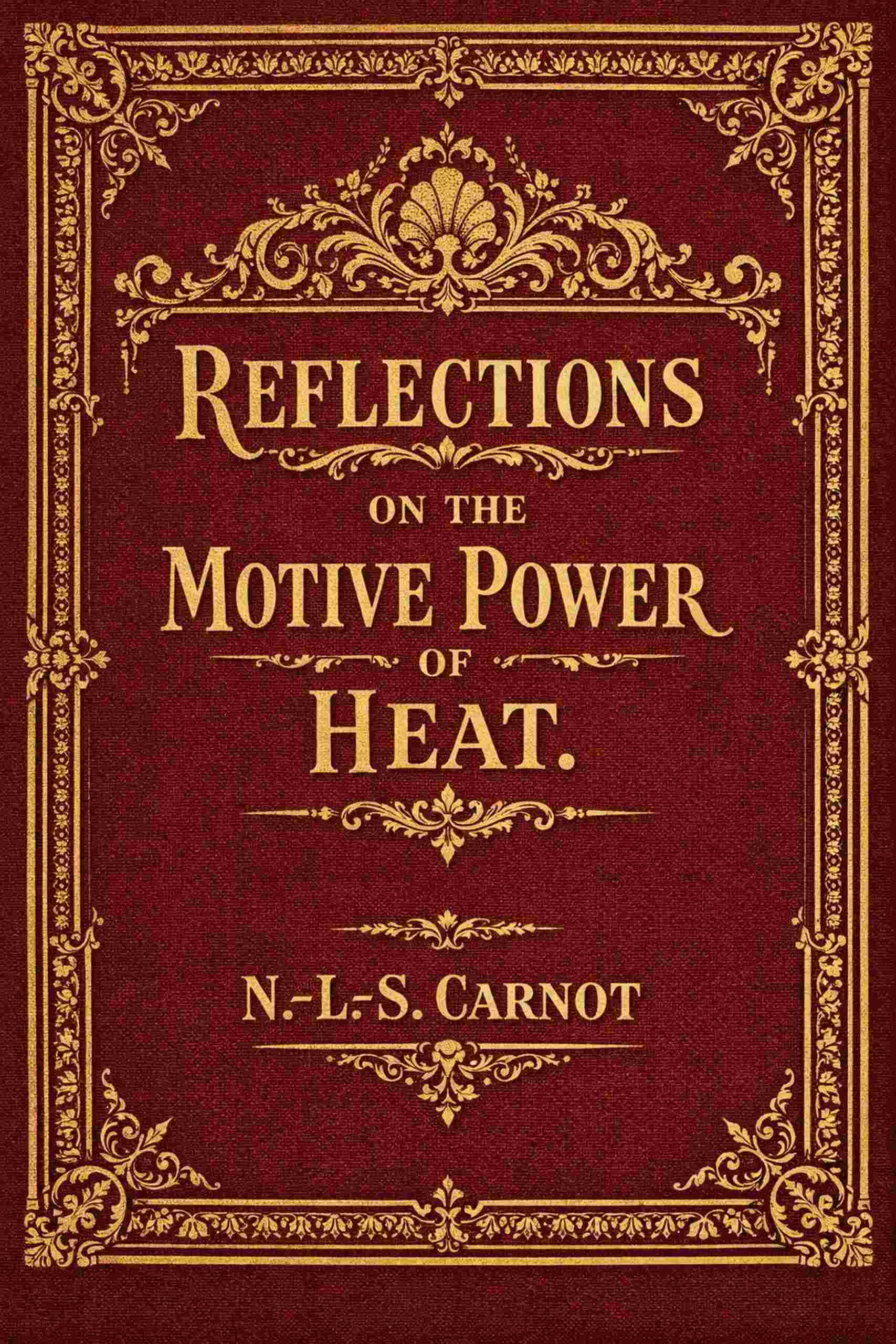 جلد کتاب Reflections on the Motive Power of Heat