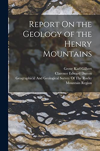 جلد کتاب Report on the Geology of the Henry Mountains