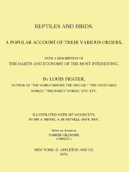 جلد کتاب Reptiles and Birds