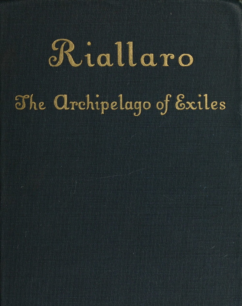 جلد کتاب Riallaro: The Archipelago of Exiles