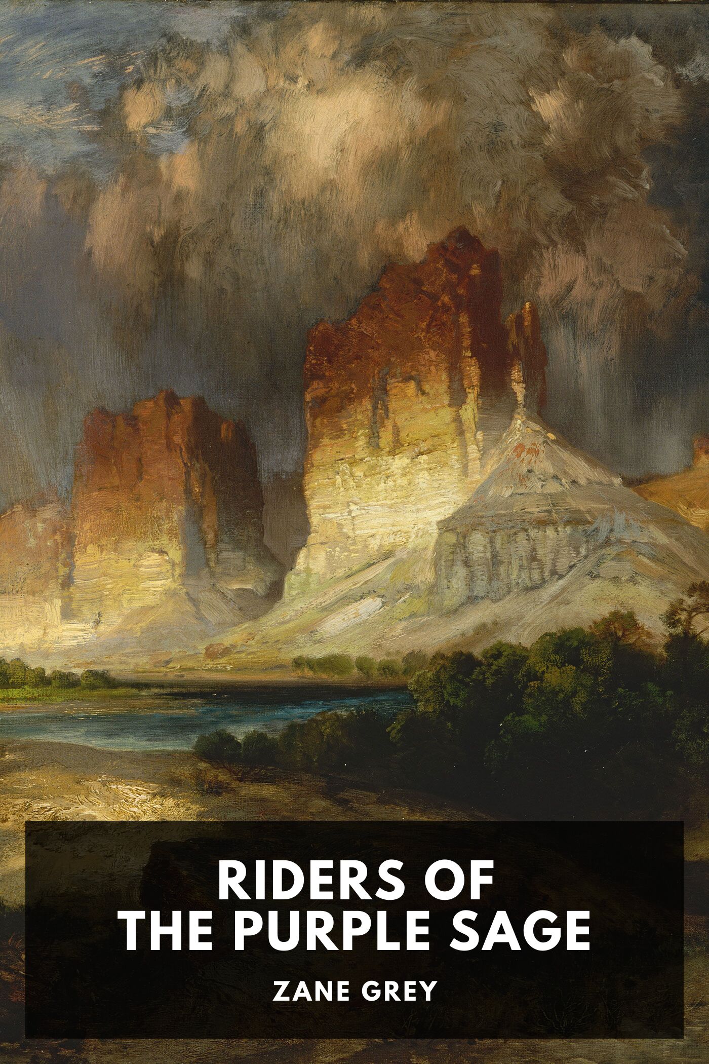 جلد کتاب Riders of the Purple Sage