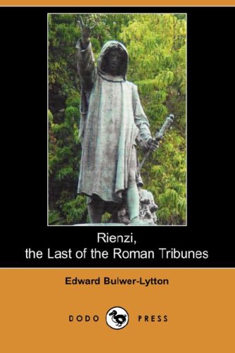 جلد کتاب Rienzi, the Last of the Roman Tribunes