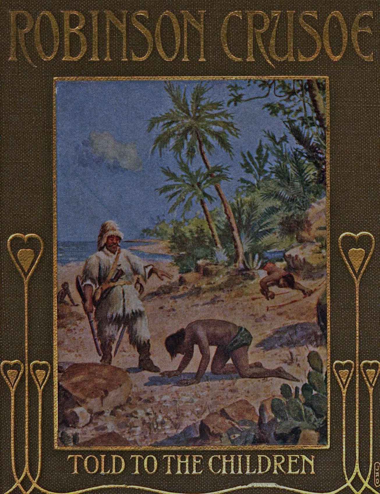 جلد کتاب Robinson Crusoe, Told to the Children