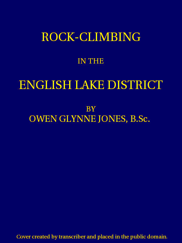 جلد کتاب Rock-climbing in the English Lake District